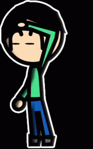 Seek Looking Around Animated Boy GIF