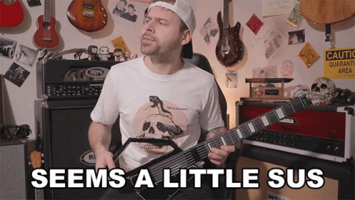 Seems A Little Sus Jared Dines GIF