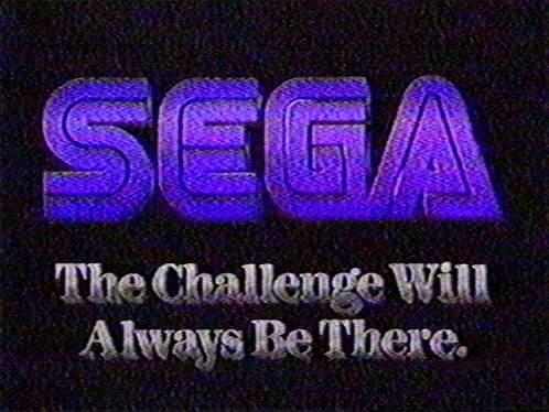 Sega Challenge Always There Purple Text GIF