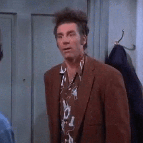 Seinfeld Kramer It's Too Much GIF