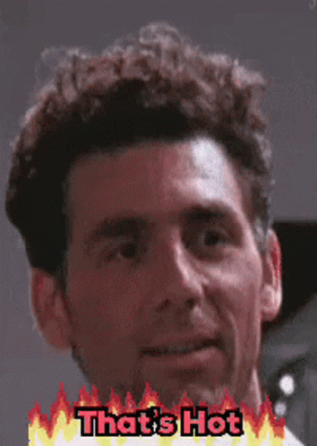 Seinfeld Kramer Nodding Thats Hot GIF