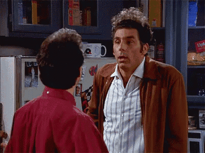 Seinfeld Kramer Sarcastic Thumbs Up GIF