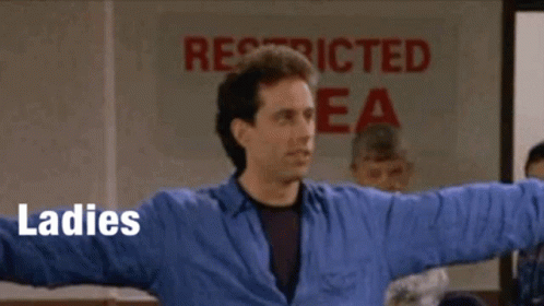 Seinfeld Ladies And Gentlemen We Got Him GIF