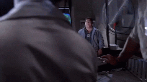 Seinfeld Newman Dennis Nedry On Jurassic Park Movie GIF