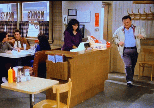 Seinfeld Newman Walking GIF