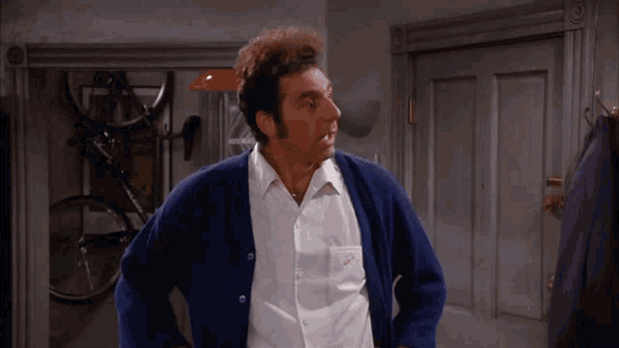 Seinfeld Sitcom Kramer Without Rules There's Chaos GIF