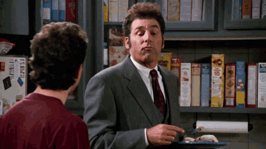 Seinfeld Workaholic Kramer GIF