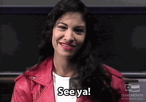 Selena Blow A Kiss Goodbye GIF