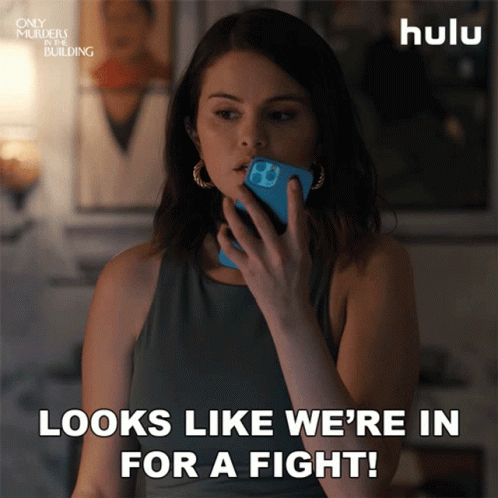 Selena Gomez In A Phonecall Fight On GIF