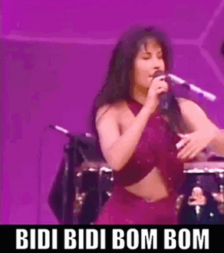 Selena Quintanilla Performing Bidi Bidi Bom Bom GIF