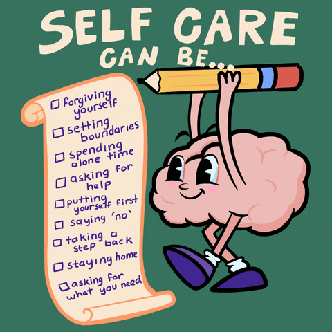 Self Care Can Be Many Things GIF