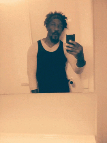 Kinky Hair Man Selfie GIF