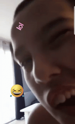 Selfie Lol Emoji GIF