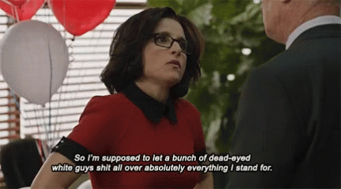Selina Meyer Veep Defending Herself GIF