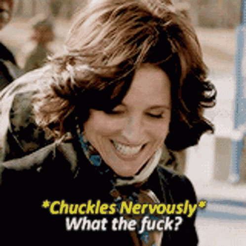 Selina Meyer Veep Funny Awkward Face GIF