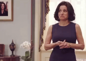 Selina Meyer Veep Head Tilting GIF
