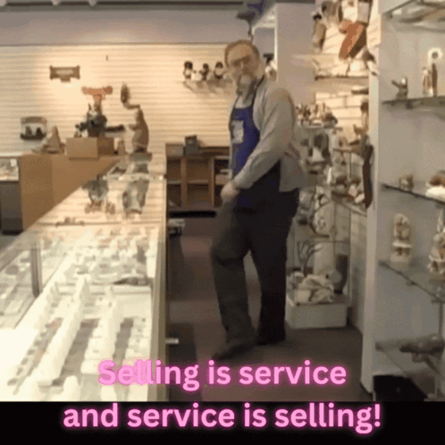 Selling Is Service And Service Is Selling GIF