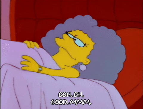 Selma Bouvier Enjoying The Foot Massage GIF
