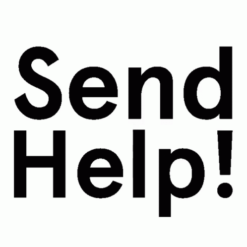 Send Help Icon Sticker GIF