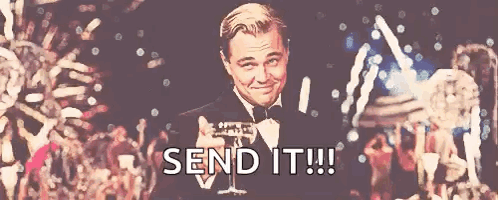 Send It Leonardo Dicaprio GIF