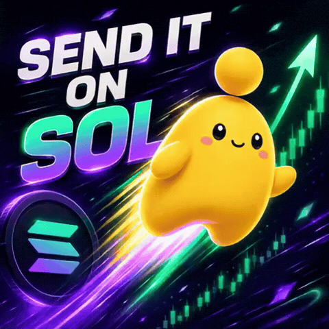 Send It On Sol Poster Cartoon Character GIF