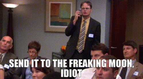 Send It Rainn Wilson GIF