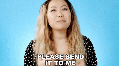Send It To Me Ellen Chang GIF