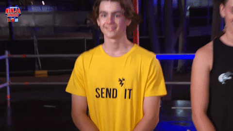Send It Yellow Shirt GIF