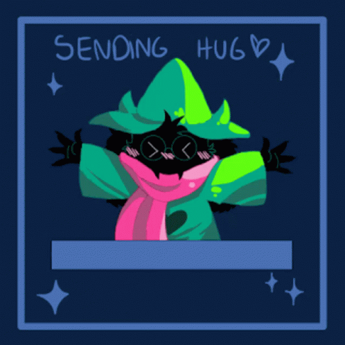 Sending Air Hug Deltarune Ralsei GIF