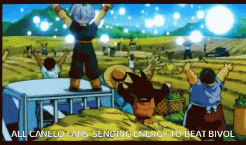Sending Energy For Spirit Bomb GIF