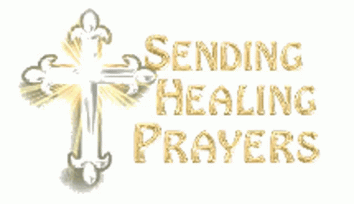 Sending Healing Prayers Cross GIF
