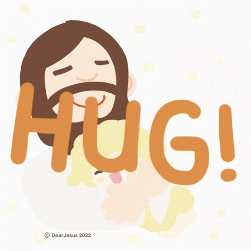 Sending Hugs From Jesus GIF
