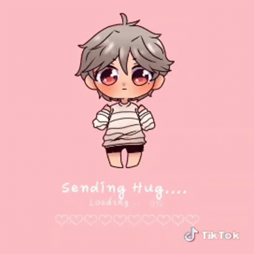 Sending Hugs Anime Boy GIF