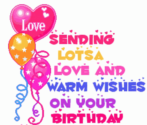 Sending Lots of Love and Warm Wishes Birthday Card