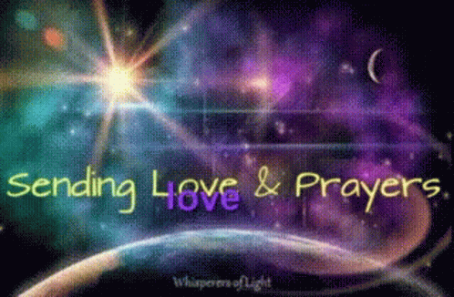 Sending Love Prayers Galaxy GIF