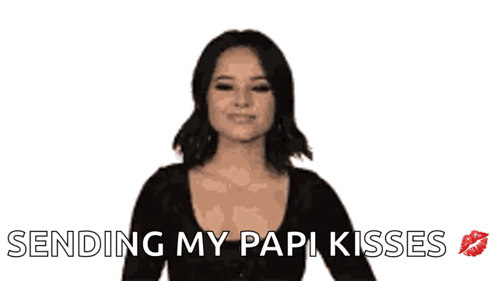 Sending Papi Kisses Becky GIF