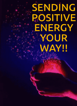 Sending Positive Energy Your Way Poster