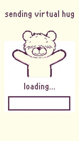 Sending Virtual Hug Cartoon Bear Hug Sent GIF