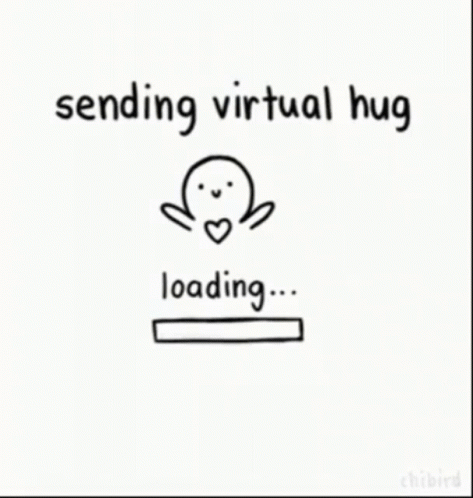 Sending Virtual Hug For Empathy GIF