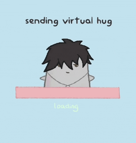 Sending Virtual Hug Hairy Boy Hug Sent GIF
