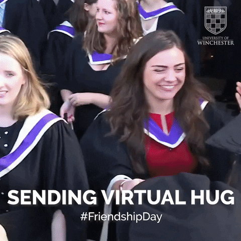 Sending Virtual Hug Manchester Graduation Ceremony GIF