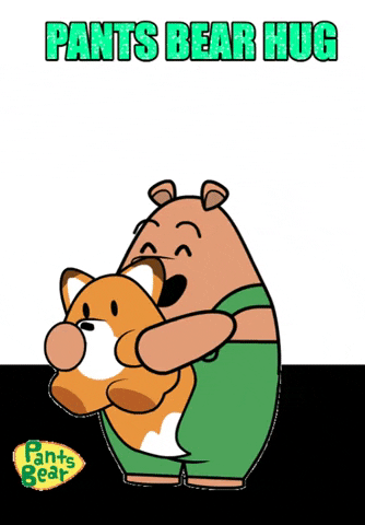 Sending Virtual Hug Pants Bear GIF