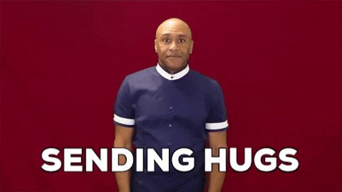 Sending Virtual Hug Robert Blackmon GIF