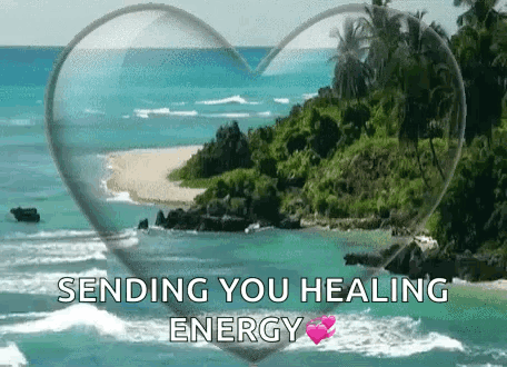Sending You Healing Vibes Ocean Waves GIF