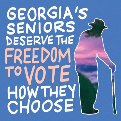 Senior Citizen Freedom To Vote GIF
