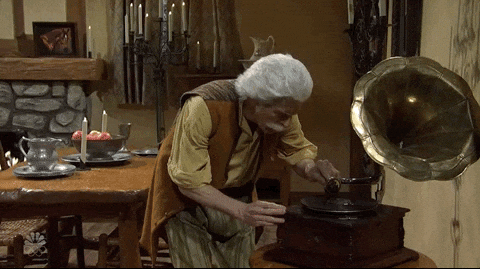 Senior Citizen Having A Great Night GIF