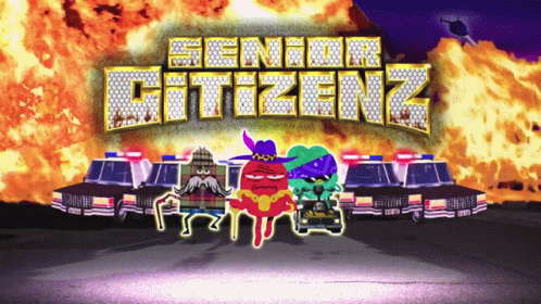 Senior Citizen In The House GIF