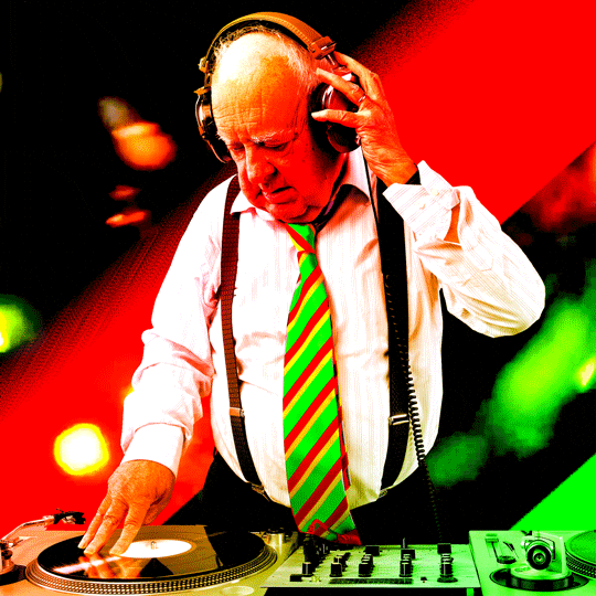 Senior Citizen Party On GIF