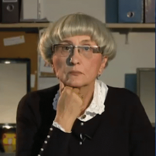 Senior Citizen Reminiscing Old Times GIF