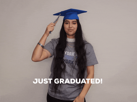 Senior Year Girl Just Graduated GIF